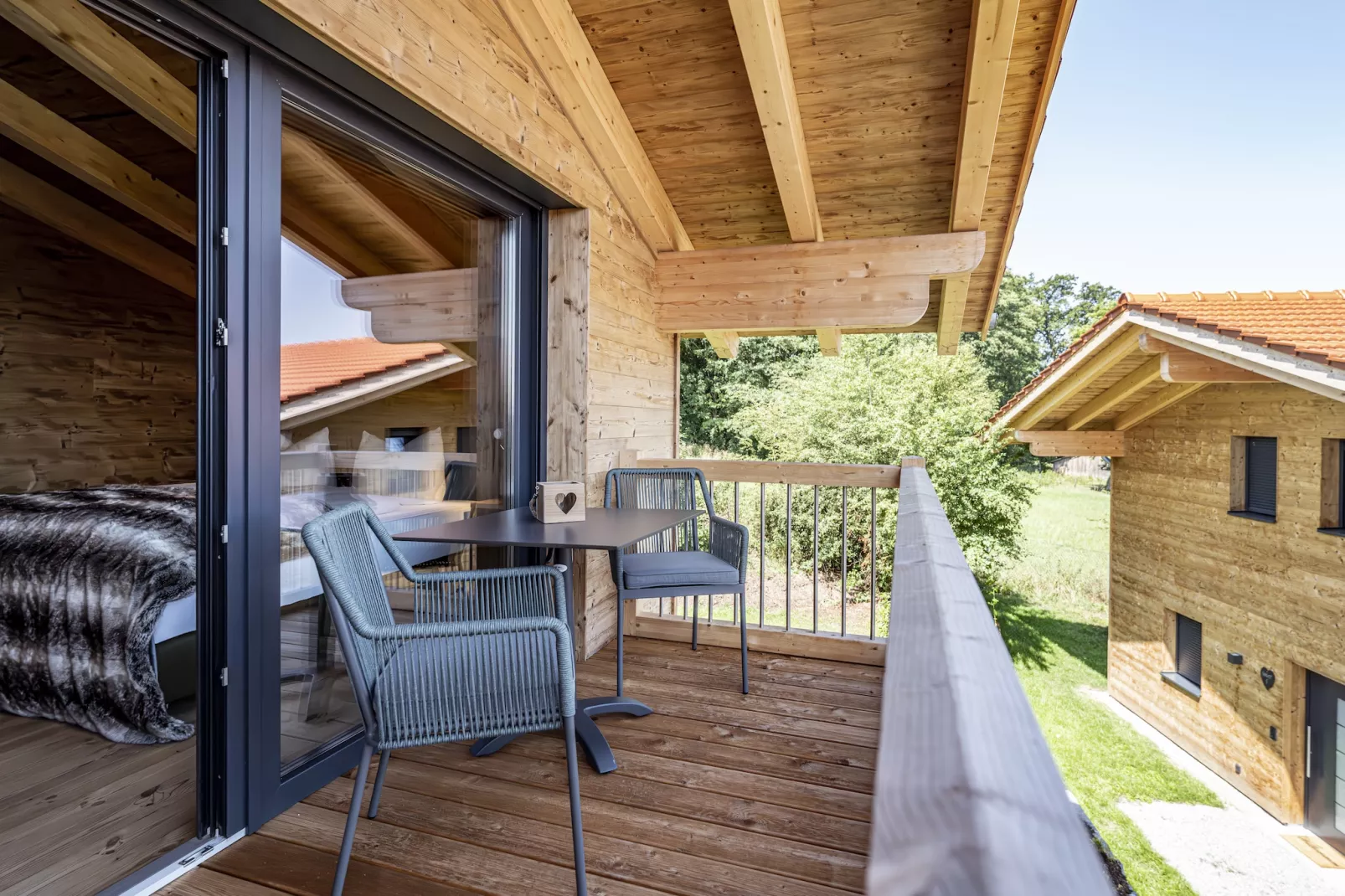 Chalet mit Sauna-Terrasbalkon