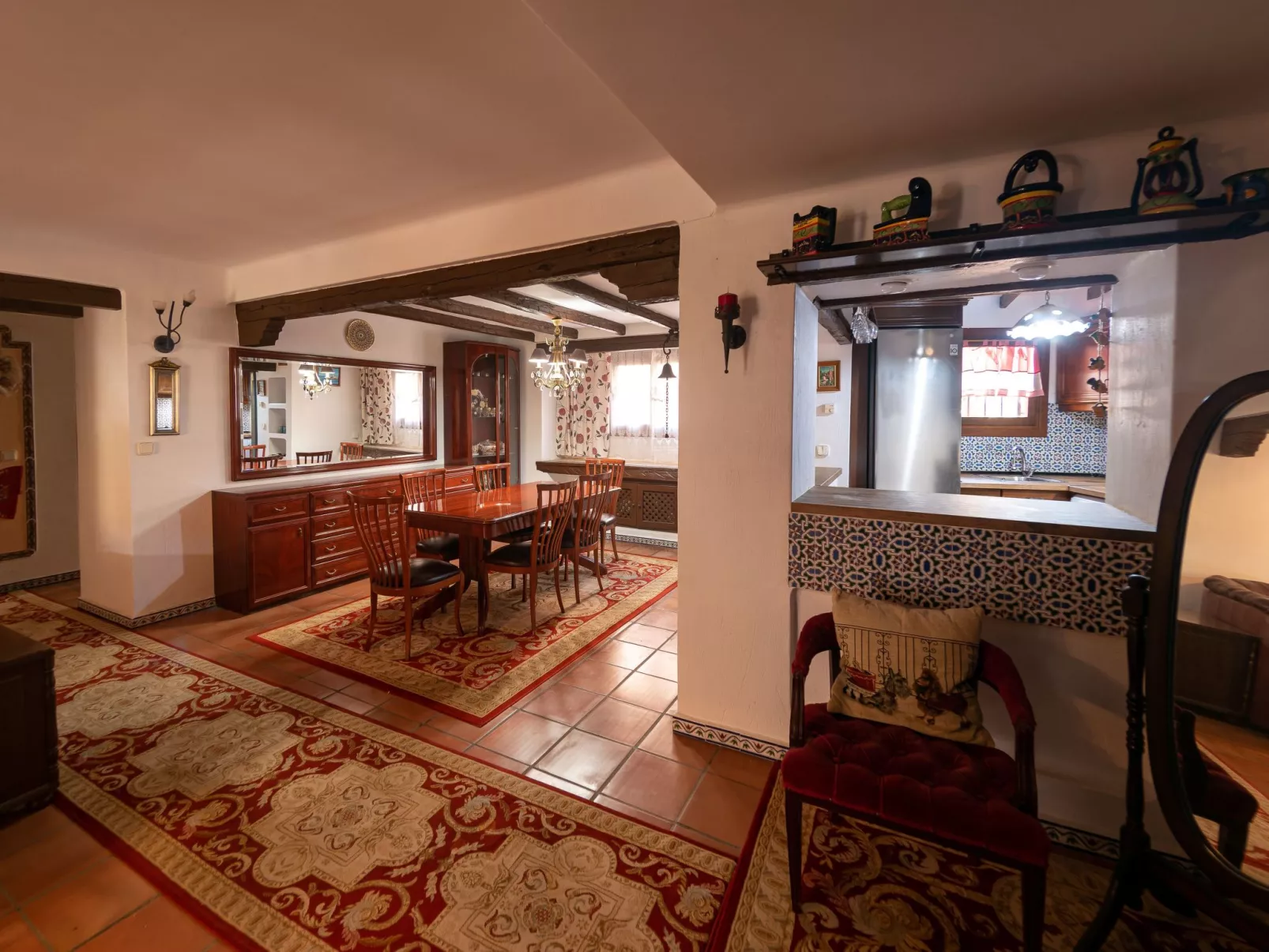 Das beste Haus große Terrasse Strand und Bars-Binnen