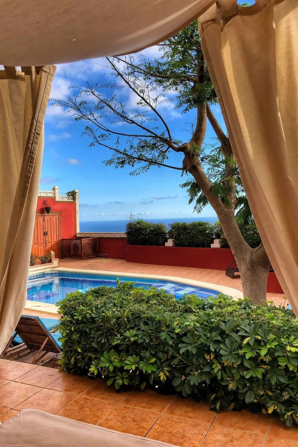 Villa im thailändischen Stil "Zen" mit beheiztem Pool-Buiten