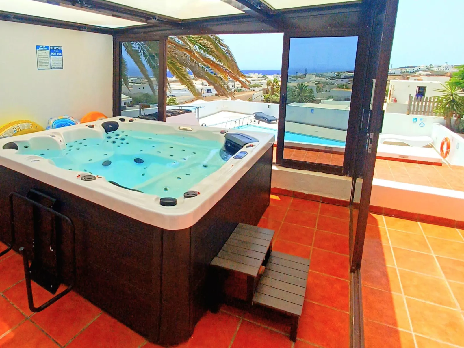 Meerblick Villa Tias-Buiten