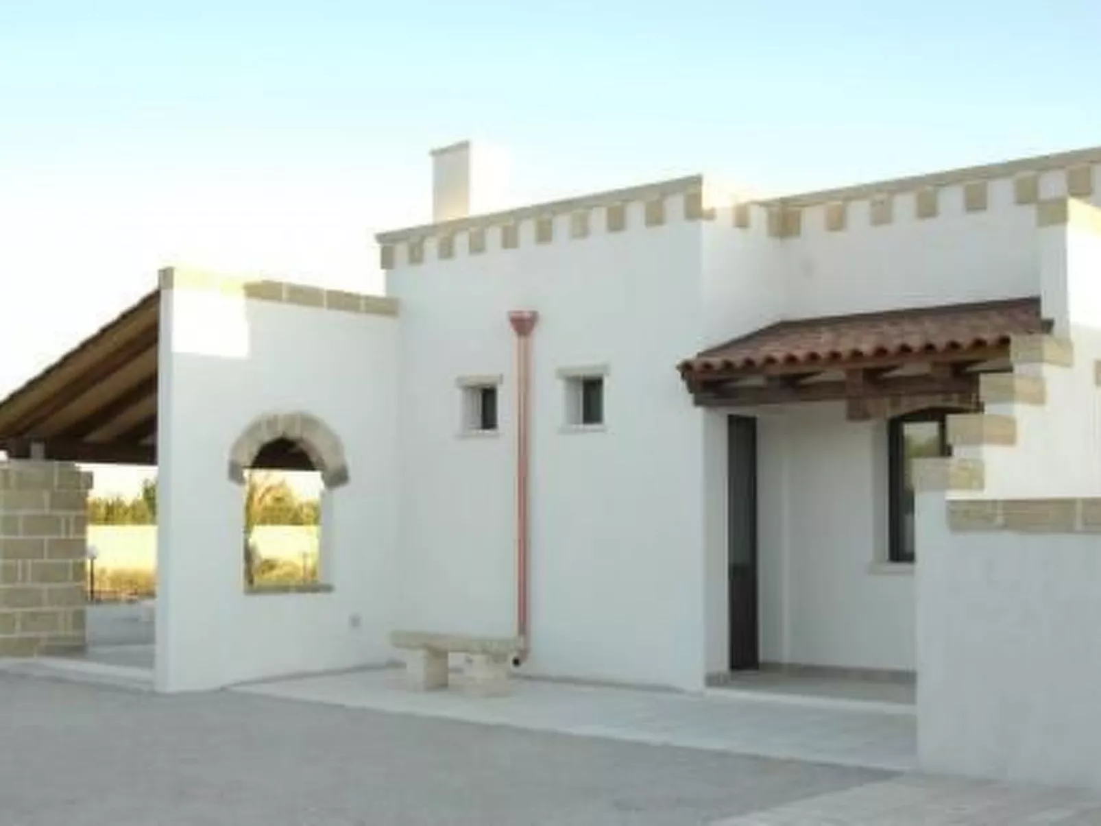 Gemütliche Ferienwohnung in Sogliano Cavour mit Terrasse, gemeinsamem Pool und-Buiten