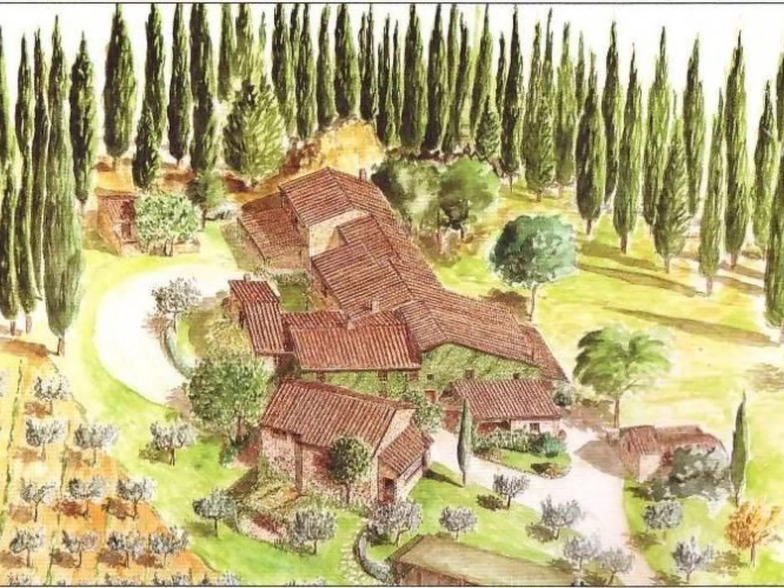 Urlaub flach weiß - Buiten