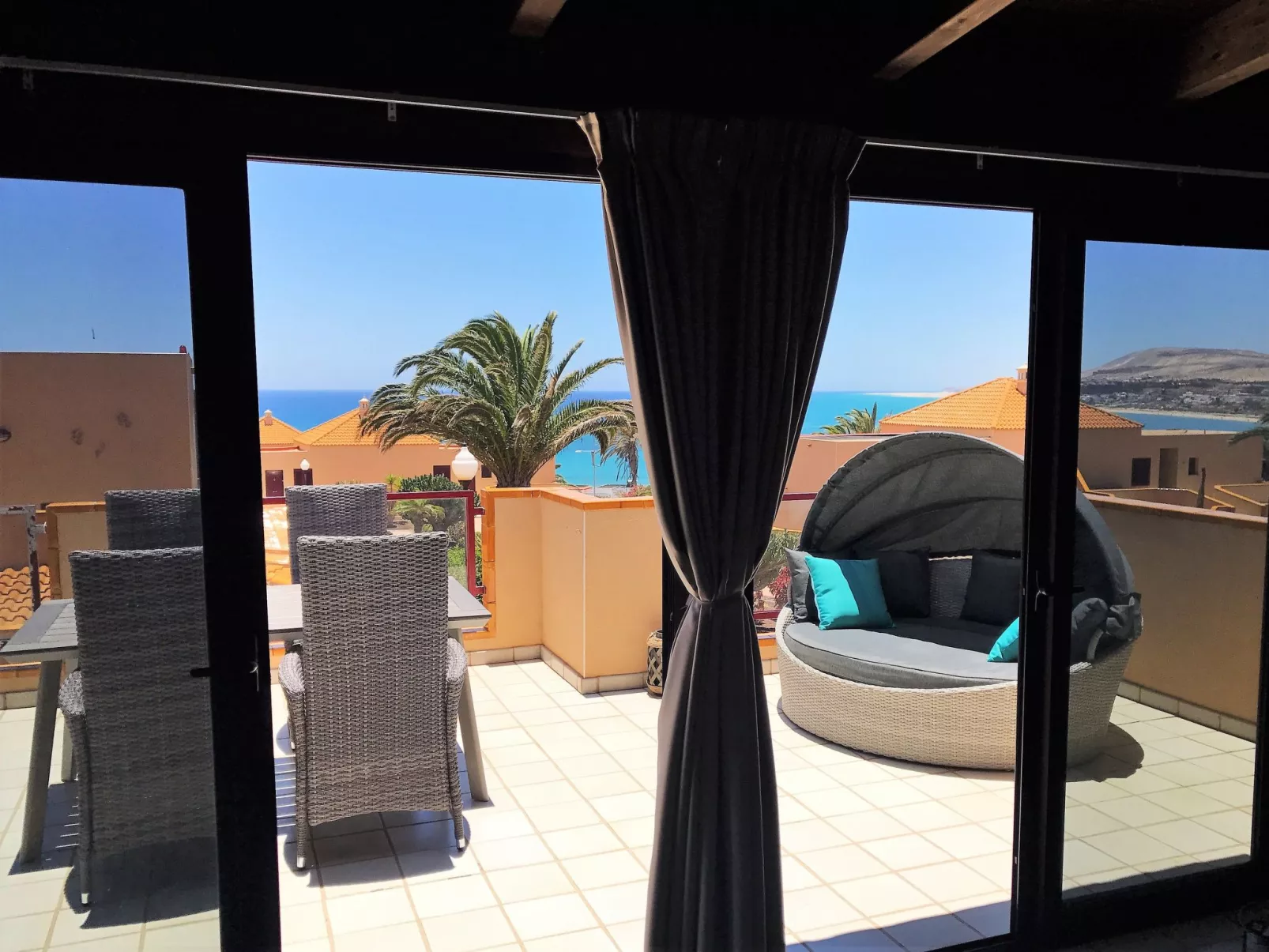 Wohnung "Panorama2" mit Wasserblick-Buiten