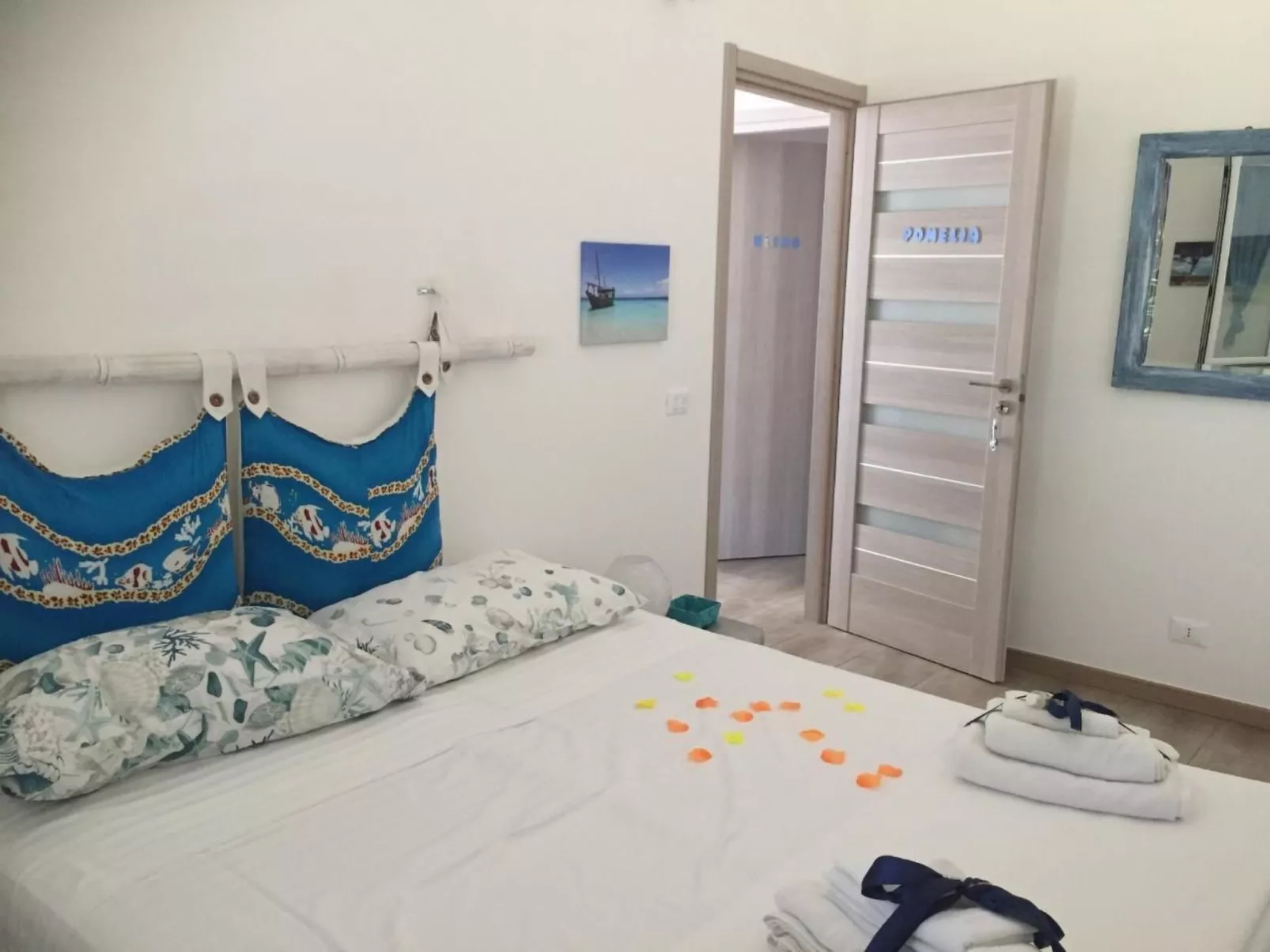 In Castellammare Del Golfo mit Großem Garten und Panoramablick-Binnen