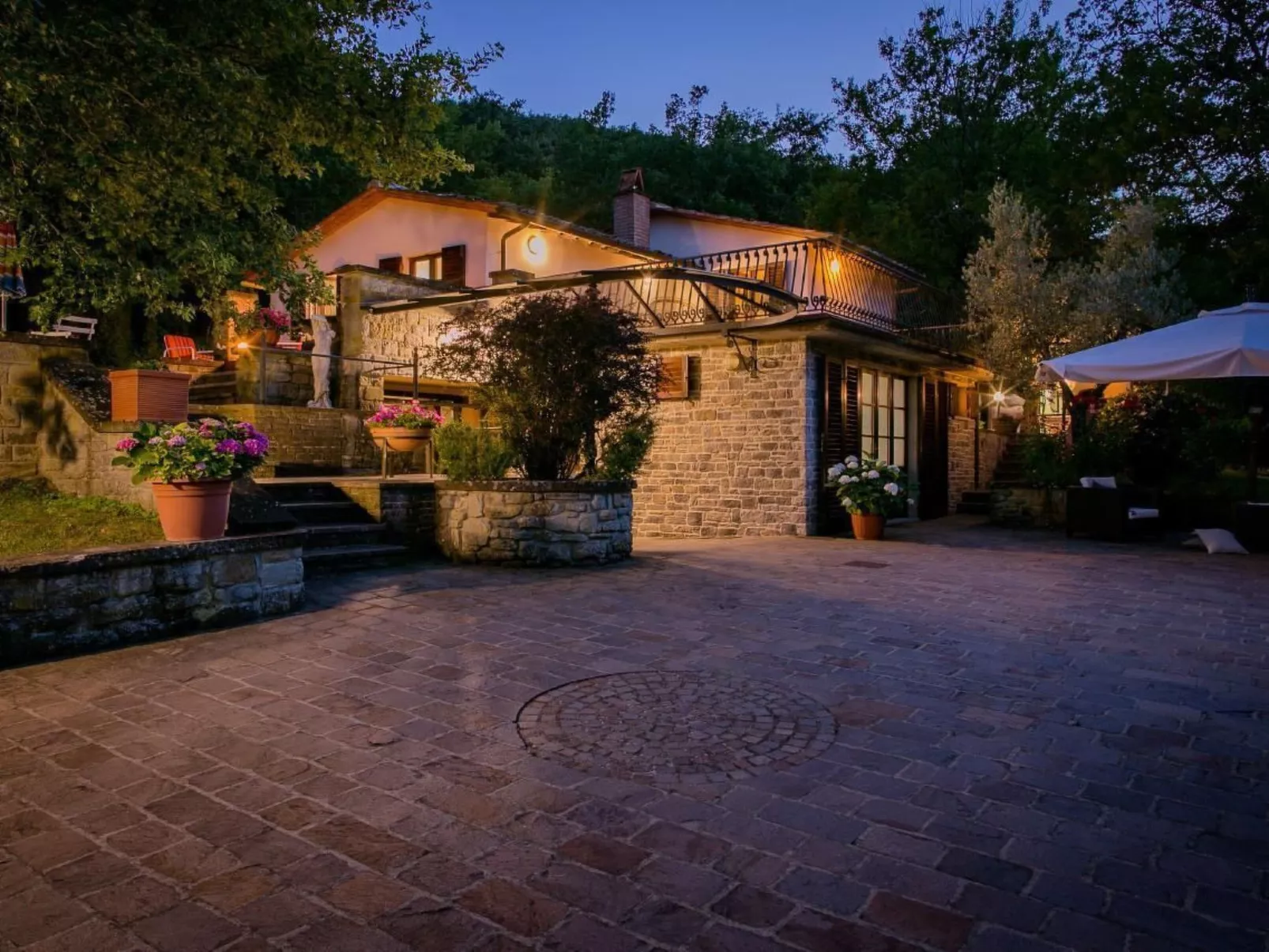 Schönes Appartement in Orzale mit Garten, Grill und Terrasse-Buiten