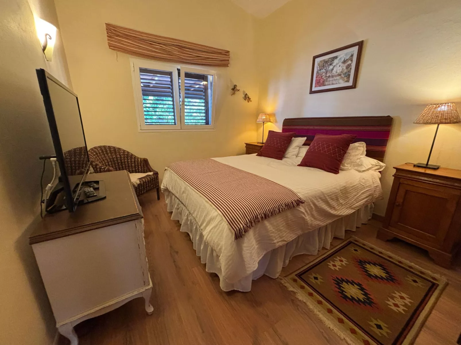 Haus mit Jacuzzi, Blick auf Berge, Meer und Ents-Binnen