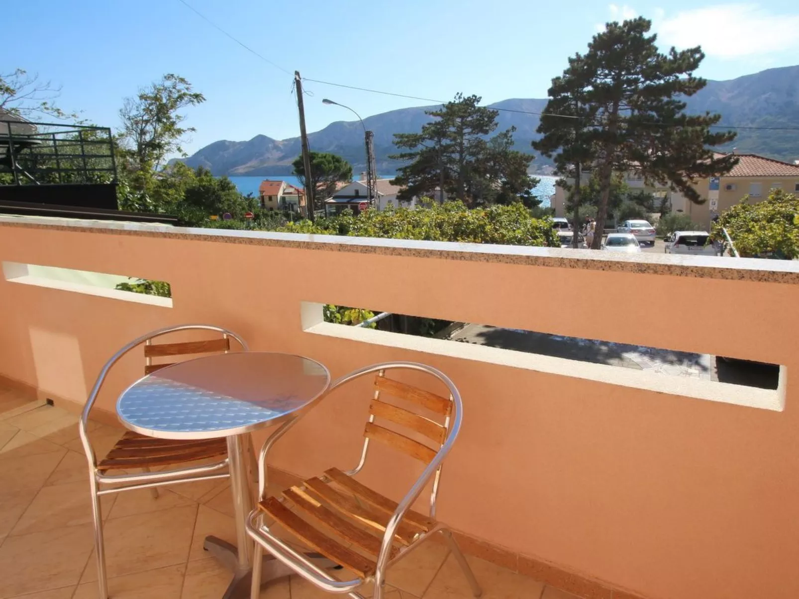 In Baška mit Eigenem Balkon-Buiten