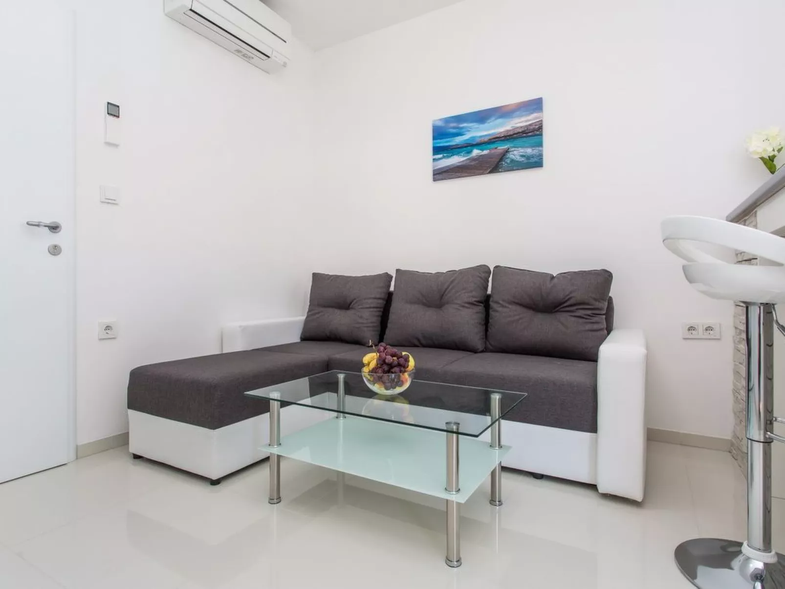 Nettes Appartement in Baška mit Eigenem Balkon