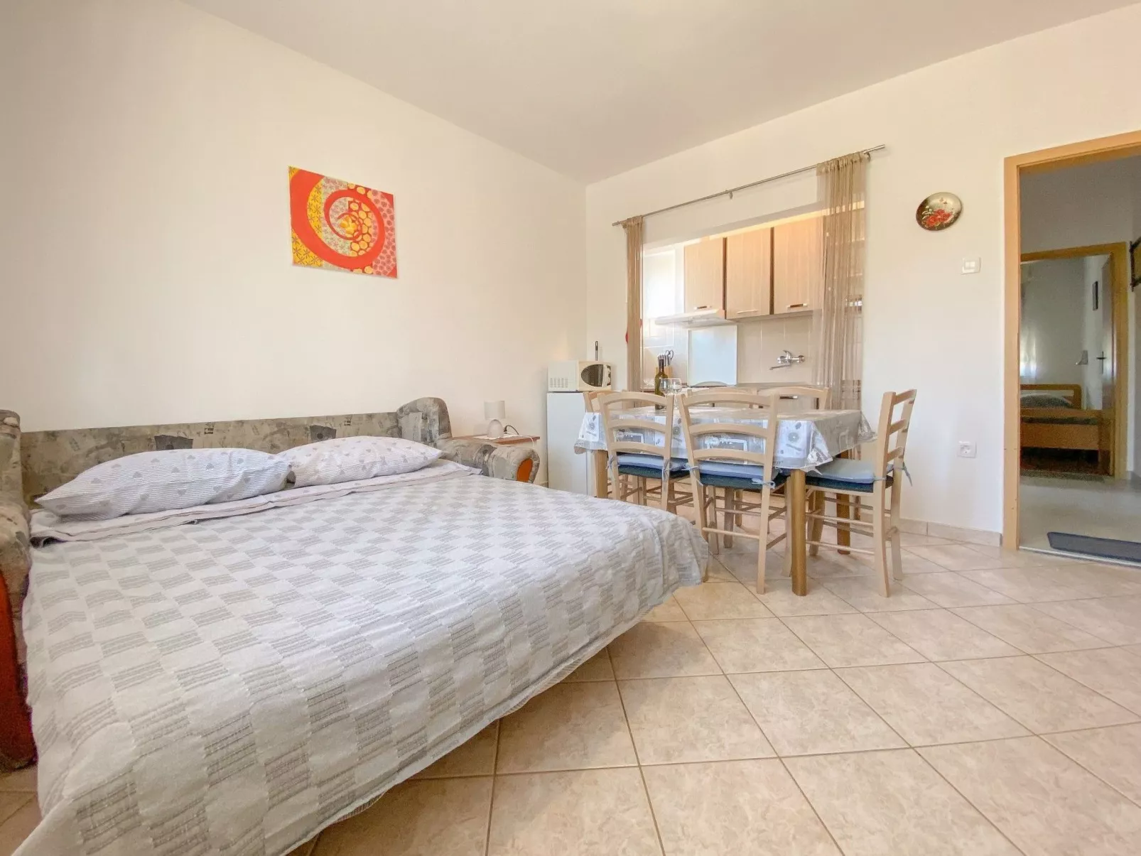 Für 5 Personen ca. 52 m&sup2; in Novigrad, Adriaküste Kroatien (Westküste von I-Binnen