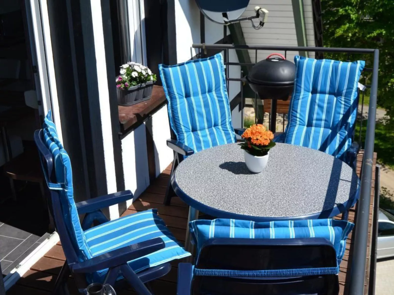 In Feldmannshof mit Grill und Garten-Buiten