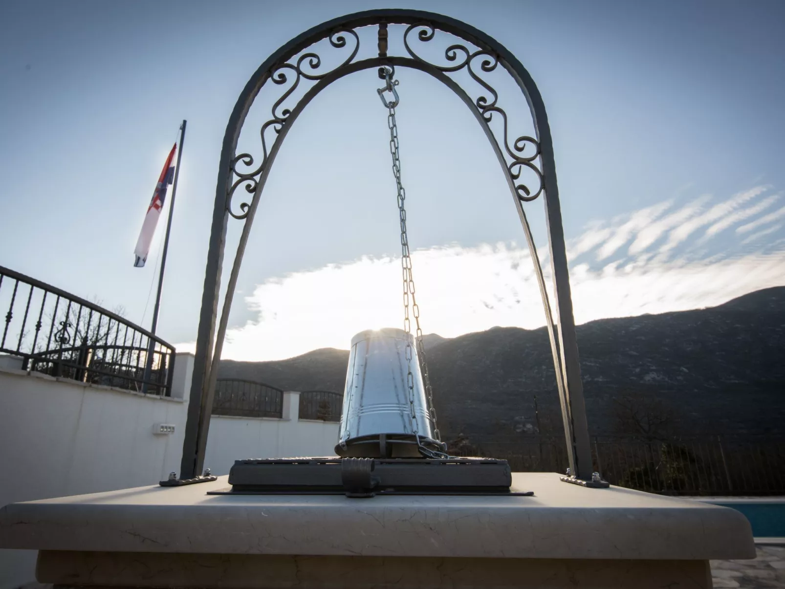 Stipanovi Dvori mit Bergblick-Buiten