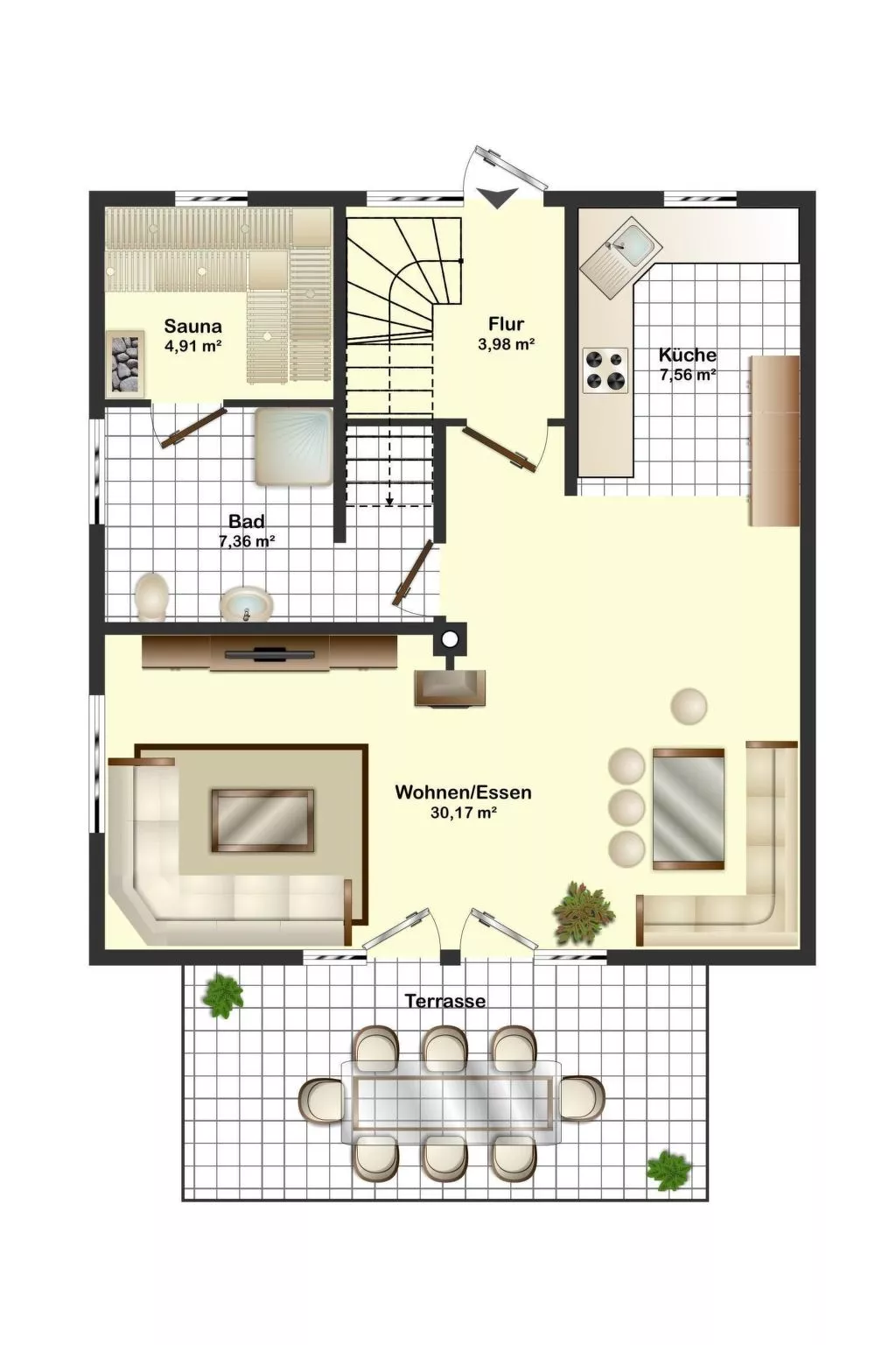 Träumen unter Reet-Binnen