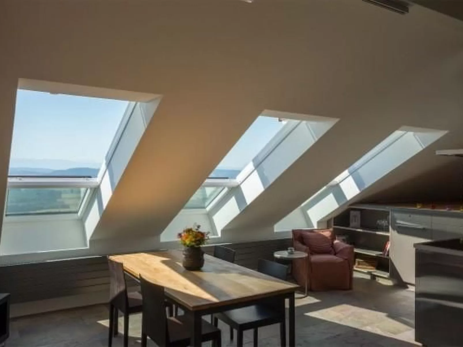 Loft auf zwei Ebenen-Binnen