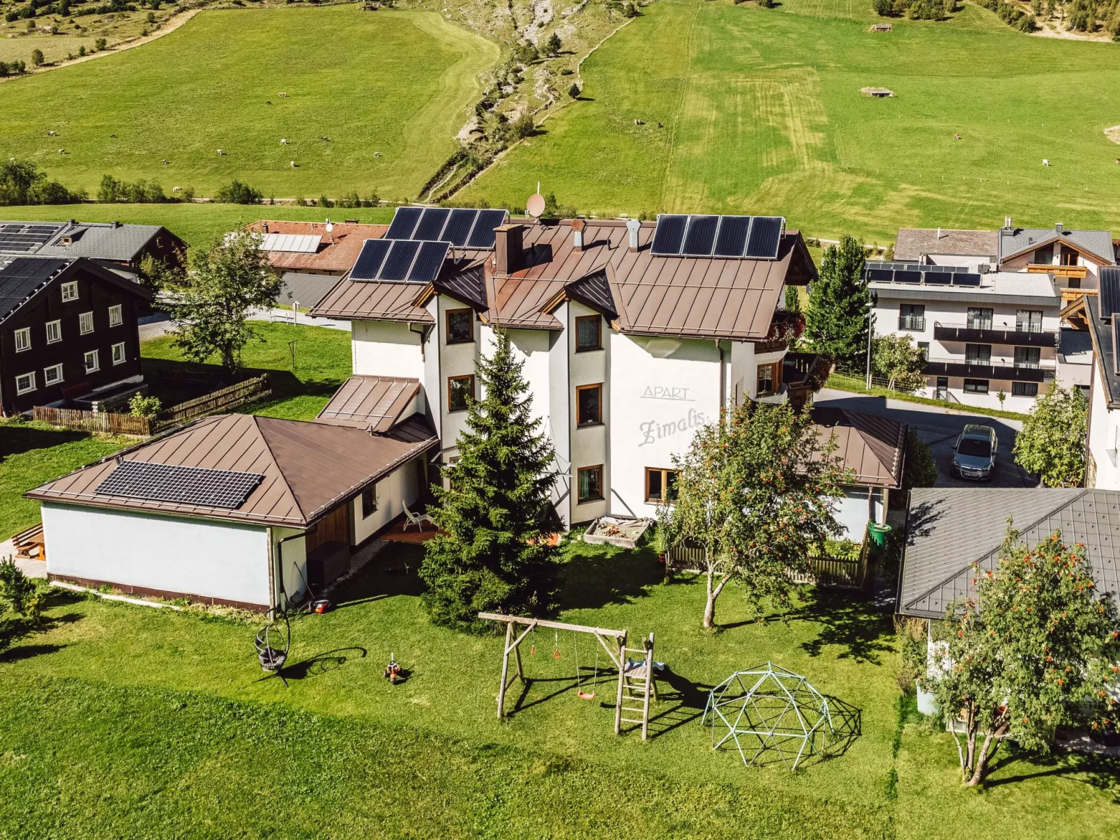 Panorama in Galtür-Buiten