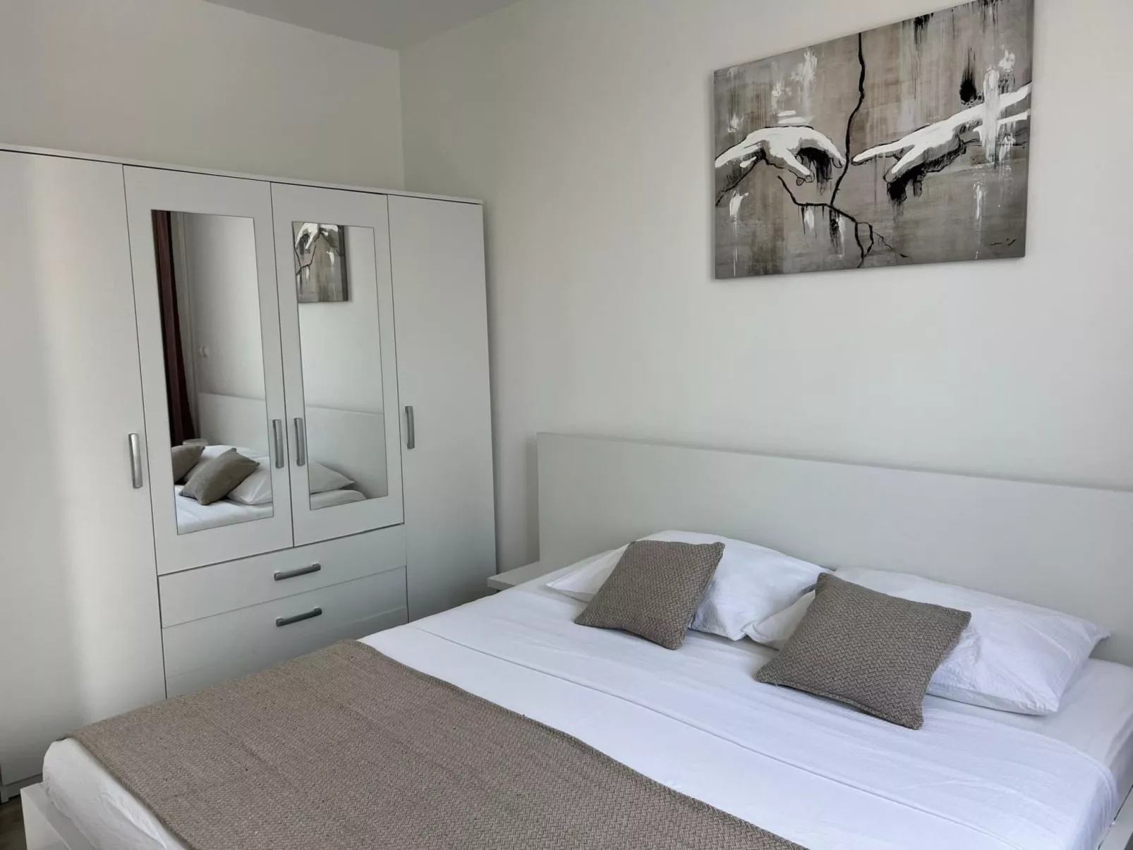 In Jadranovo mit Schönem Balkon-Binnen