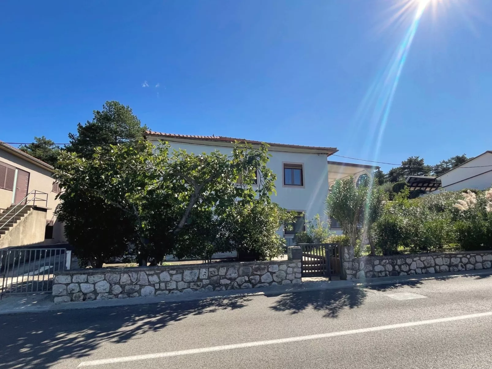Apartment Gorisek mit Meerblick-Buiten