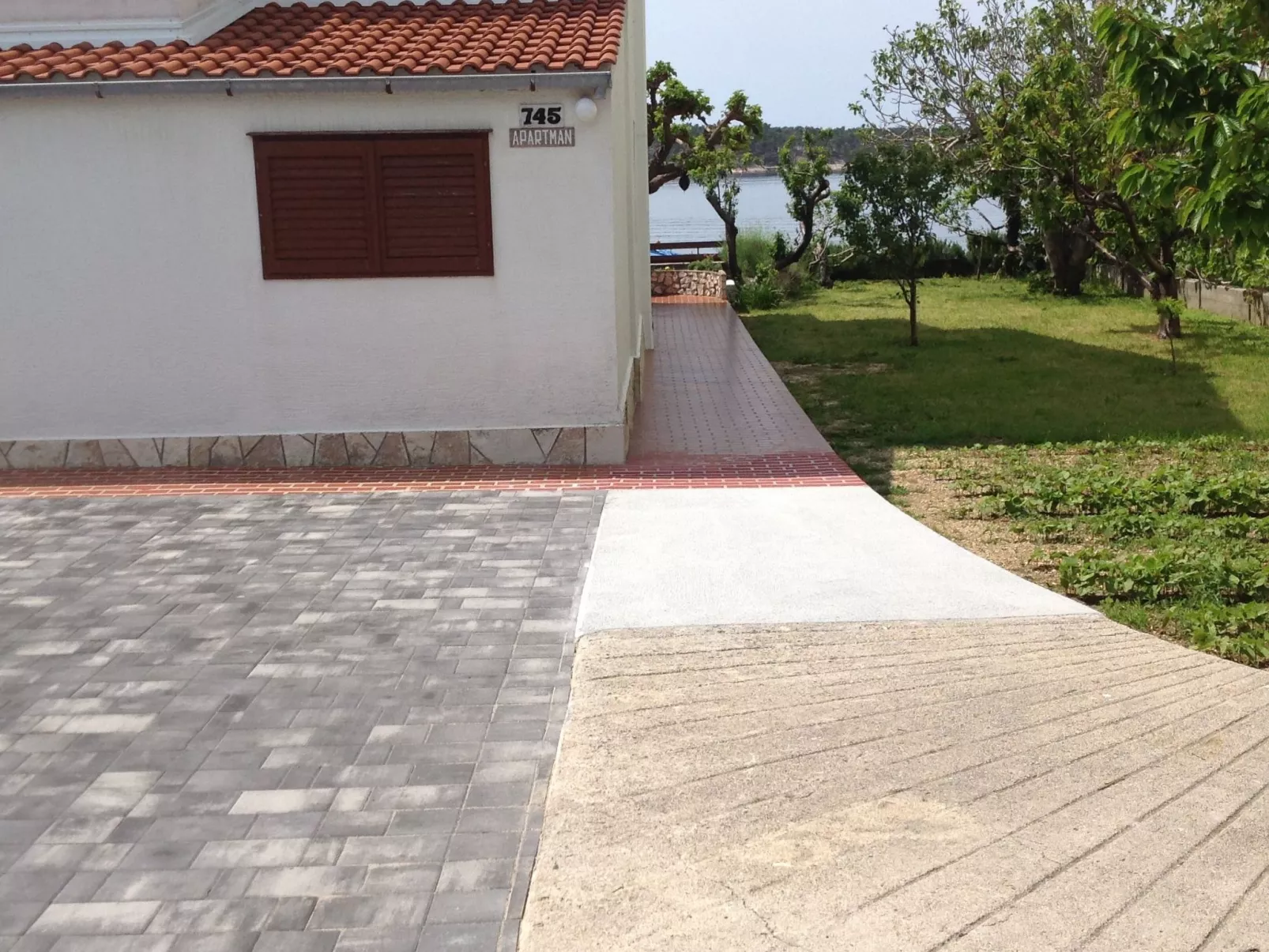 Wohnung 2 mit Meerblick-Buiten