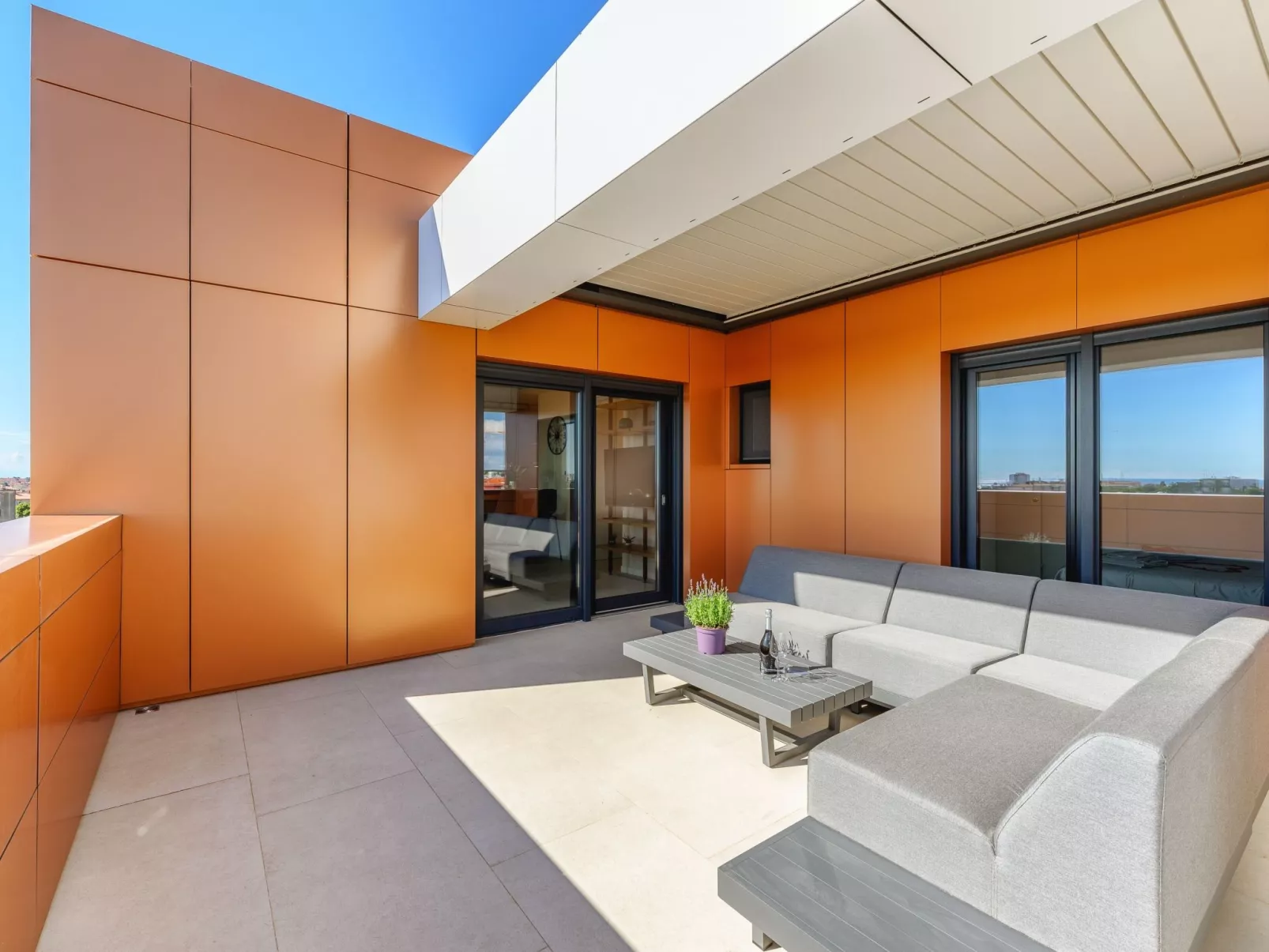 Luxuriöses Penthouse Viki mit Meerblick-Binnen