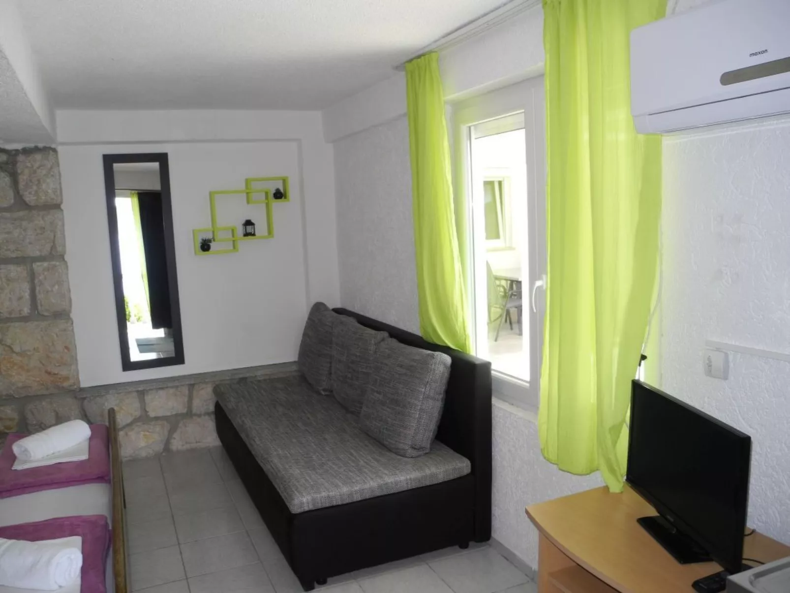 Studio-Appartement 70m vom Strand entfernt - Binnen