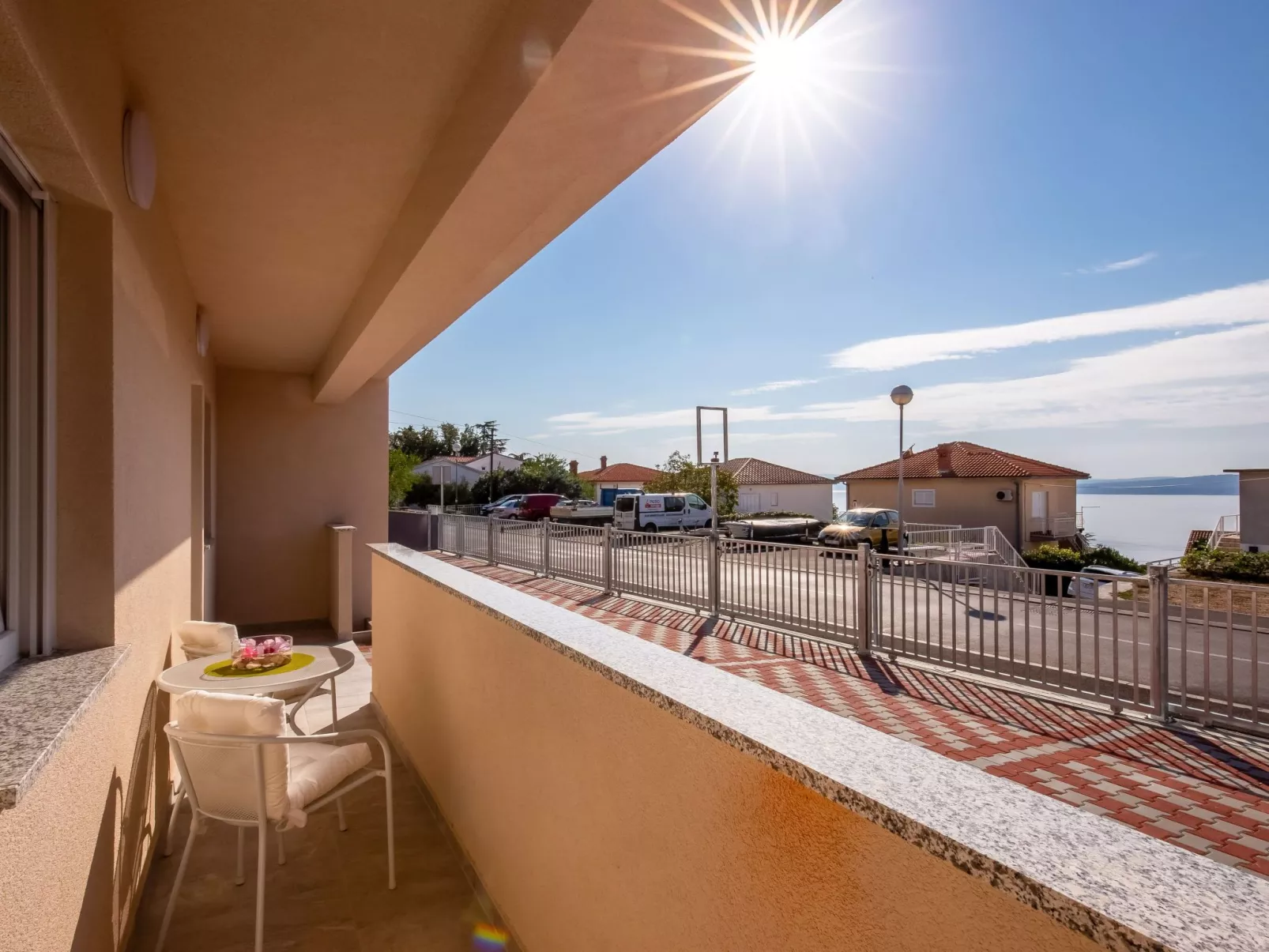 Wohnung "Veronique 2" mit Whirlpool-Buiten