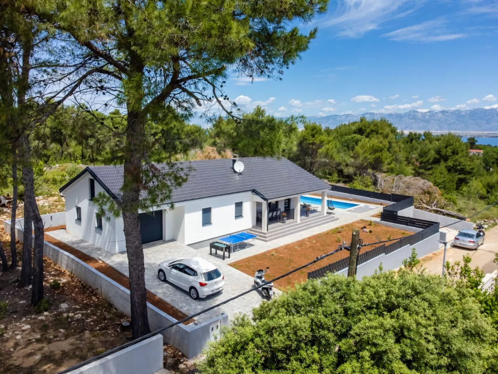 NEU Ferienhaus in Vir -TA Leut Agency-Buiten