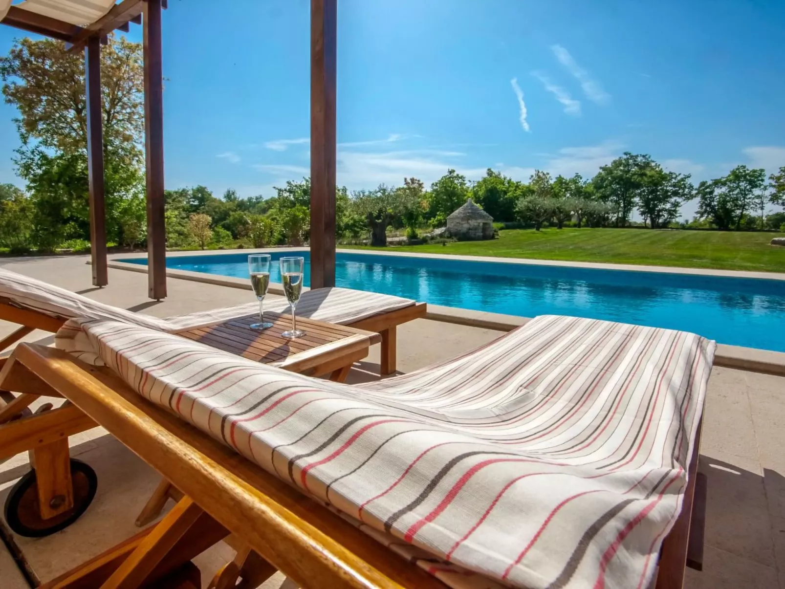 Villa "Villa Marija" mit Sauna-Buiten