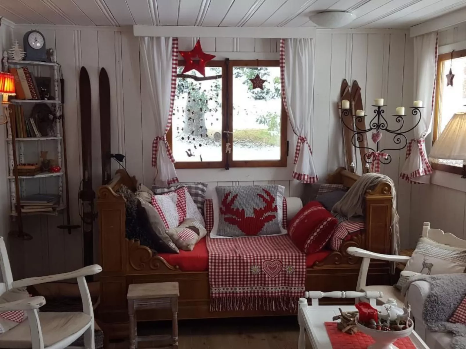 Chalet Chic+Hot Pot-Binnen