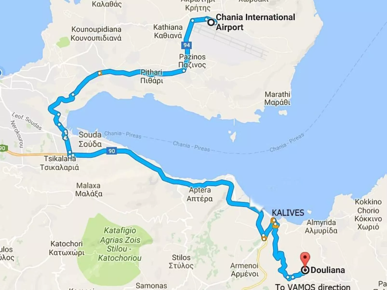 Gruppenunterkunft auf Kreta - separate Häuser-Buiten