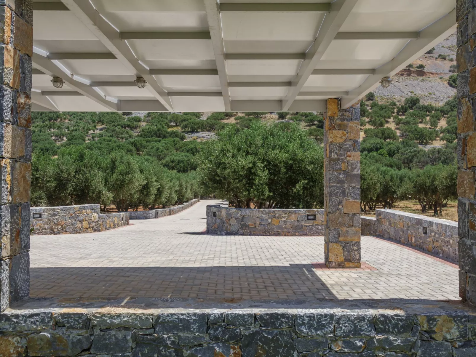 Villa mit Grillplatz und privatem beheiztem Pool-Buiten