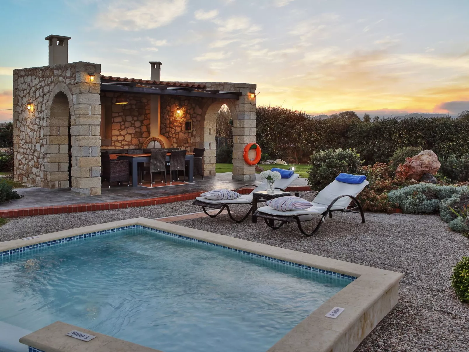 In Kolimvari mit privatem Pool-Buiten