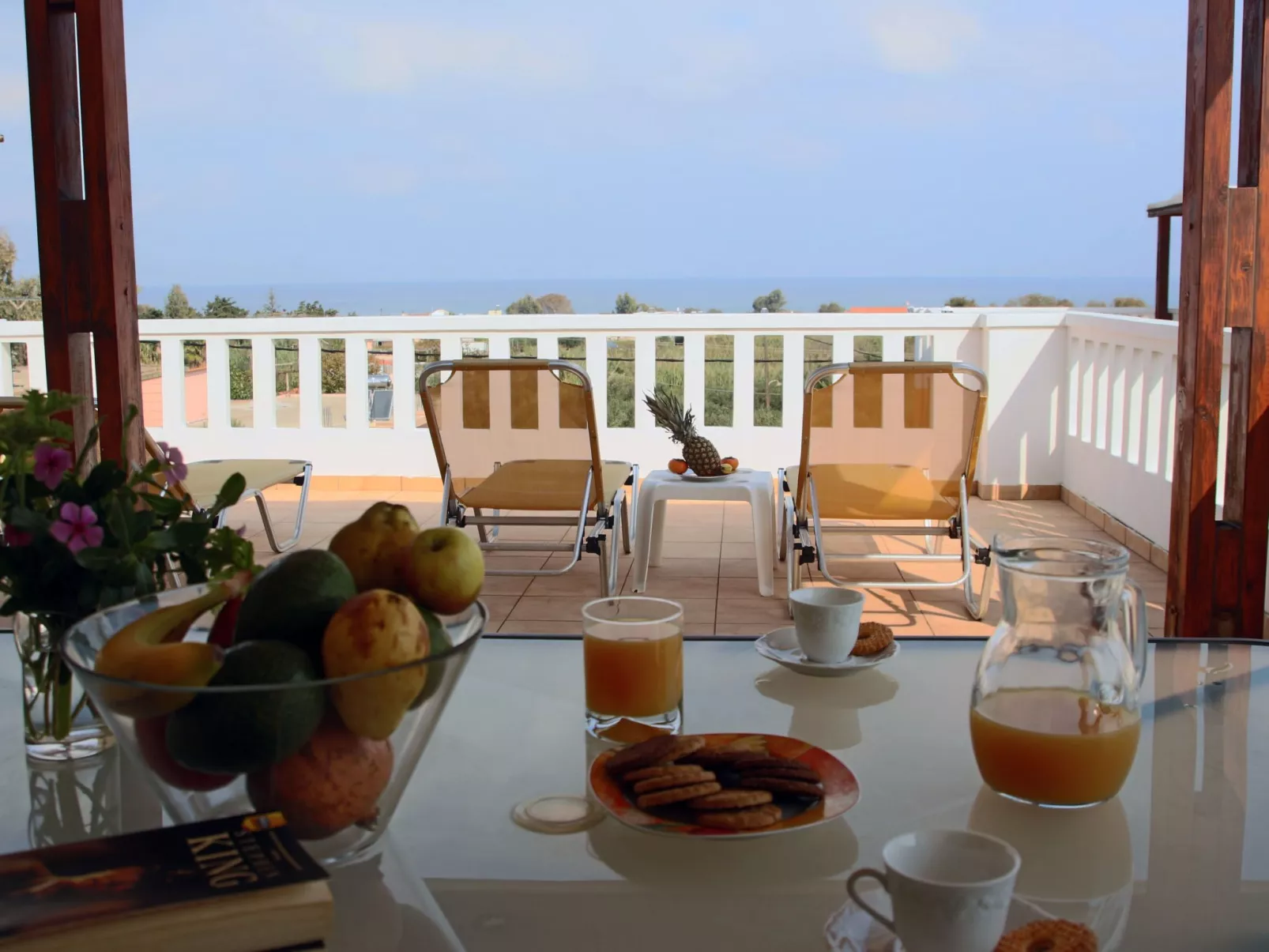 Haus in Maleme mit Außenpool-Buiten