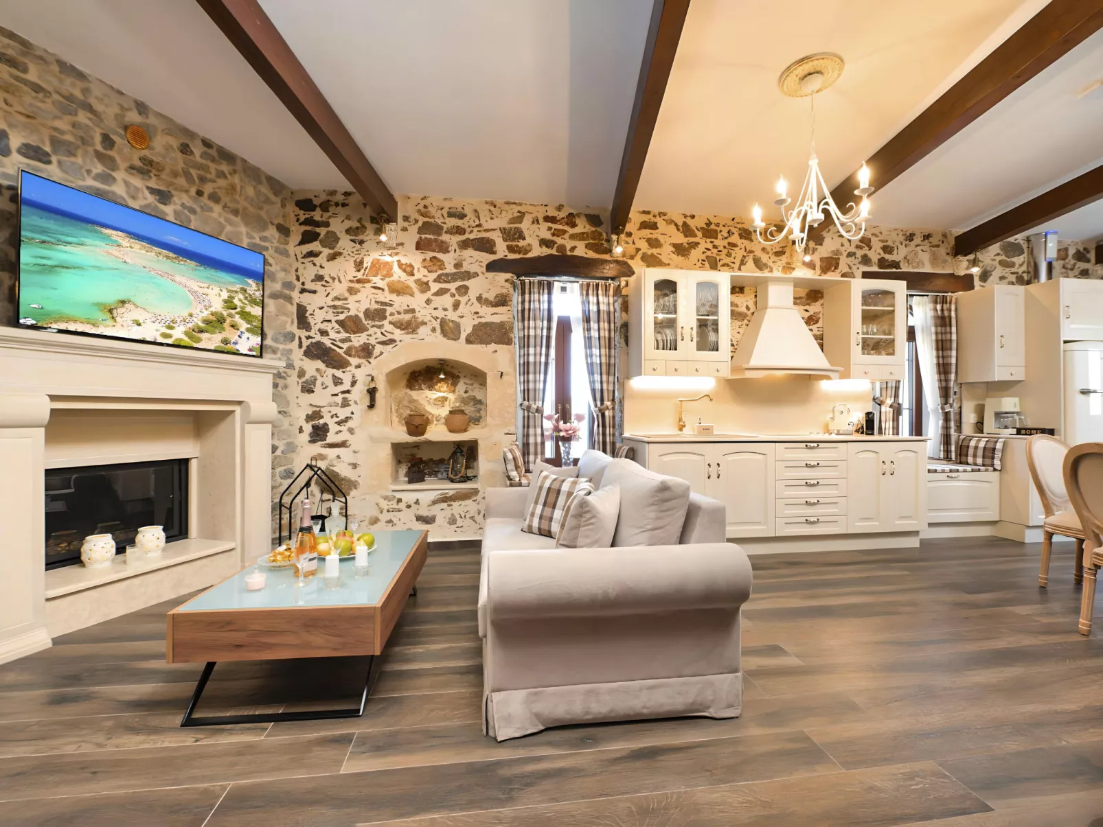 Petralis Luxus Villa Pool Whirlpool-Binnen