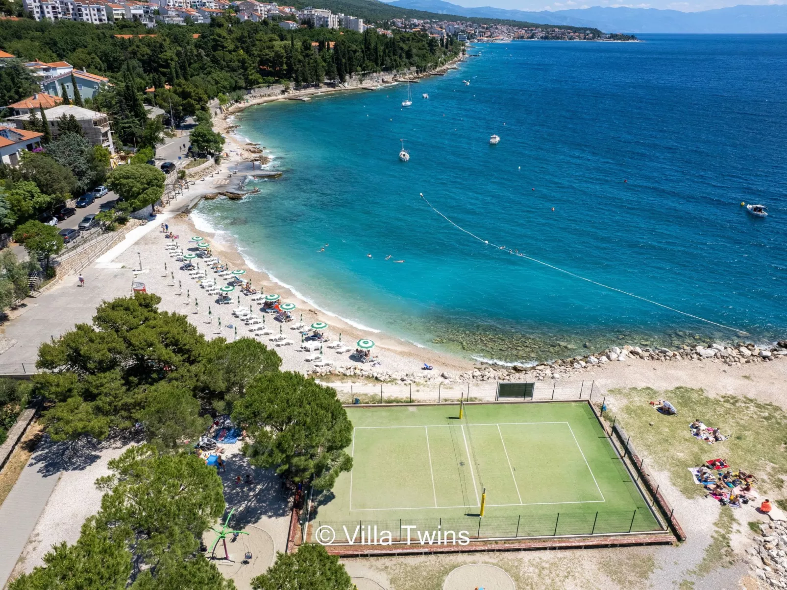 Villa Twins Superior in Crikvenica, Kvarner Bucht-Buiten