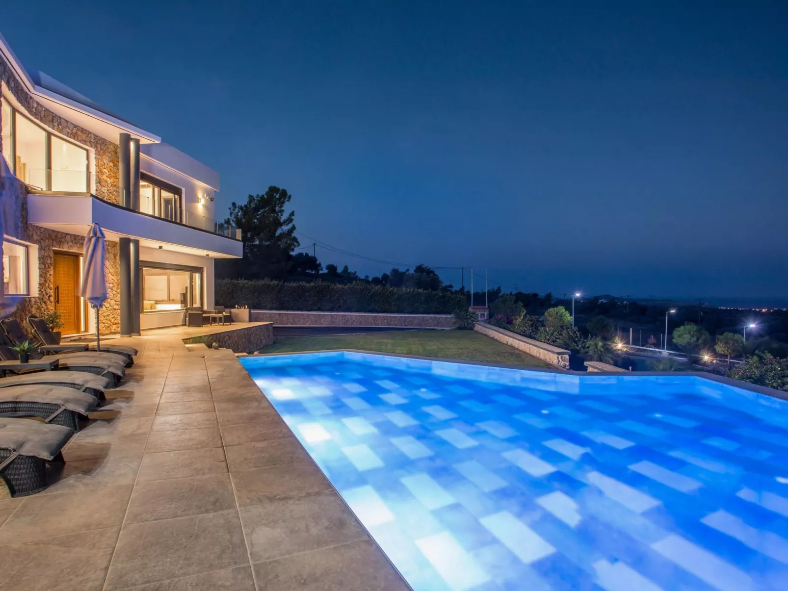 Villa Indira in der Nähe des Dorfes Kallithea-Image-tags.info