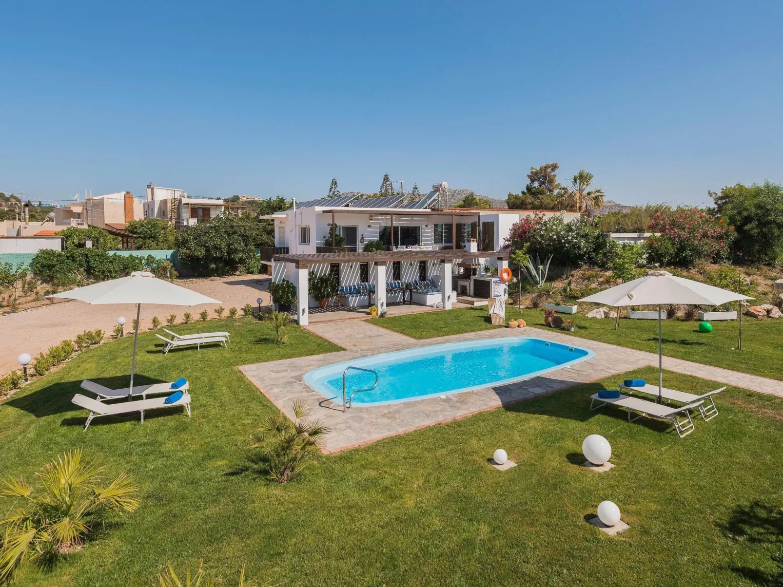 Villa Sofia neben dem Strand von Afandou-Image-tags.info