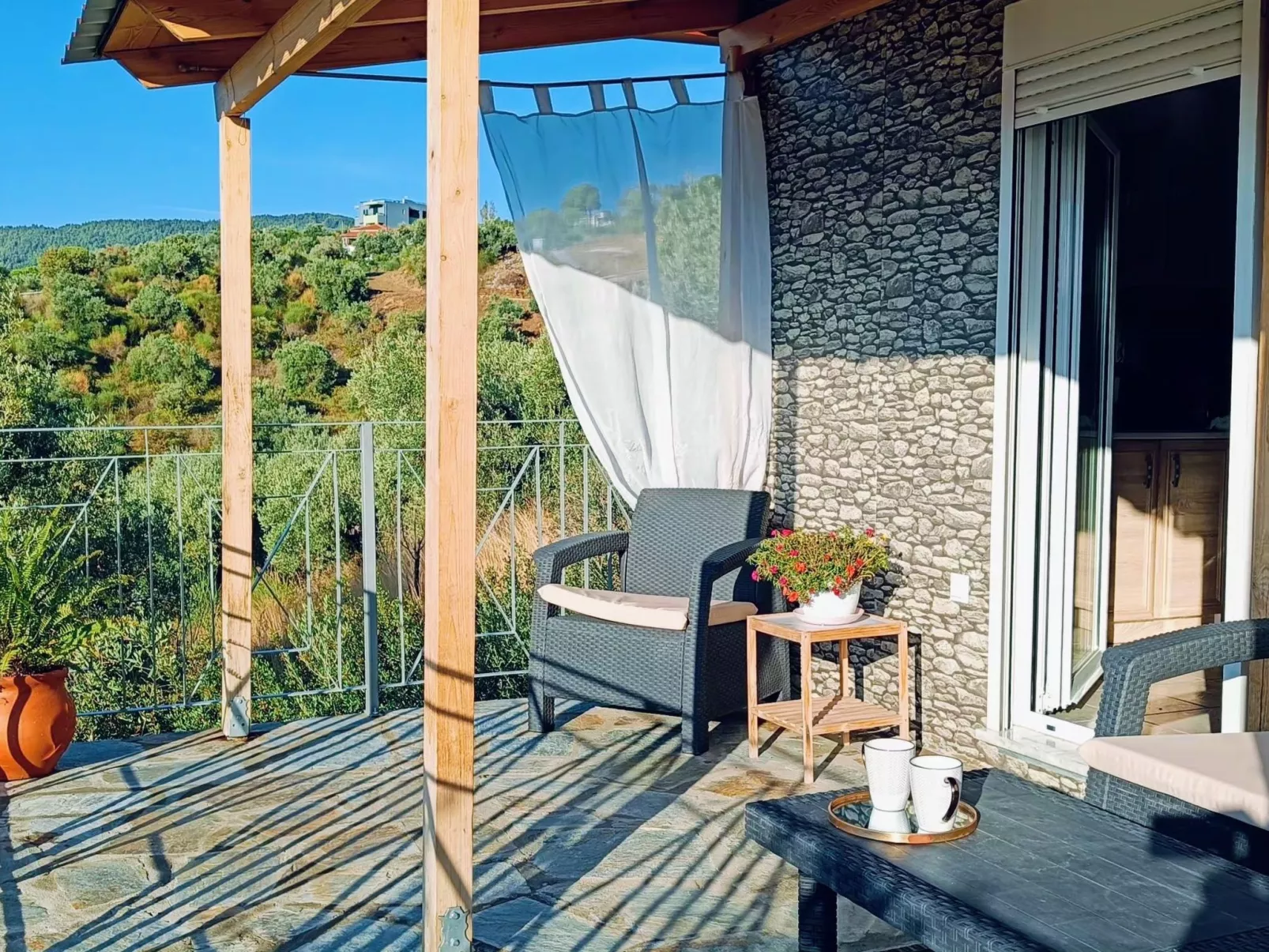 SkyFrame Villa mit atemberaubendem Blick auf das Meer...-Buiten