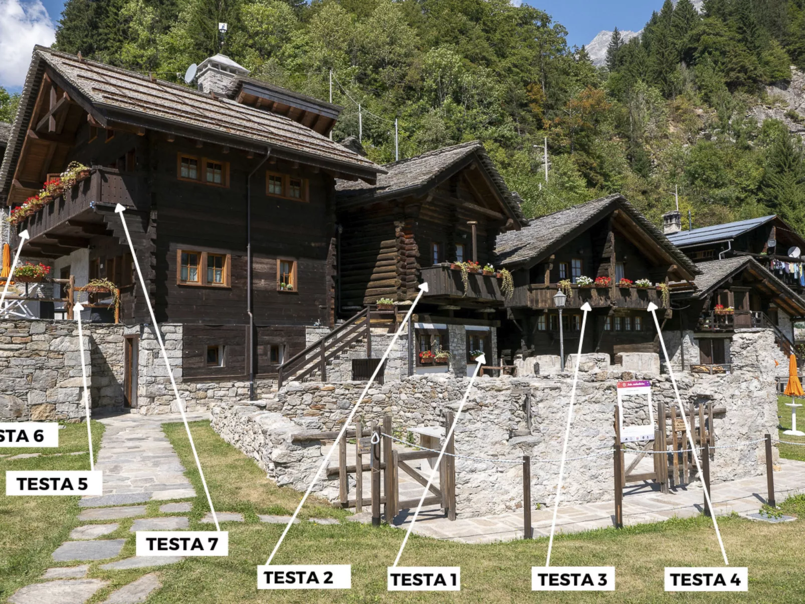 Chalet Borgo Walser Testa 5 - Buiten