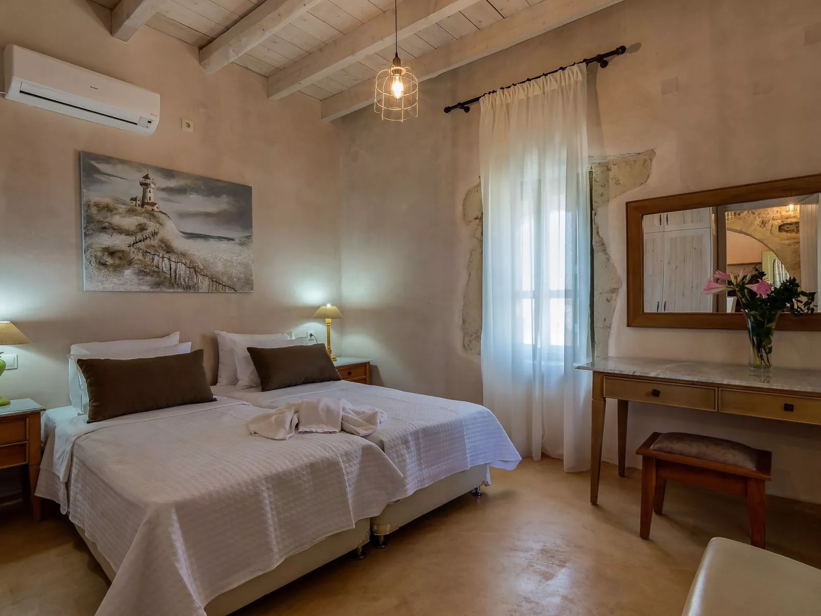 Traditionelle Villa, privater Pool, 5km zum Strand-Binnen