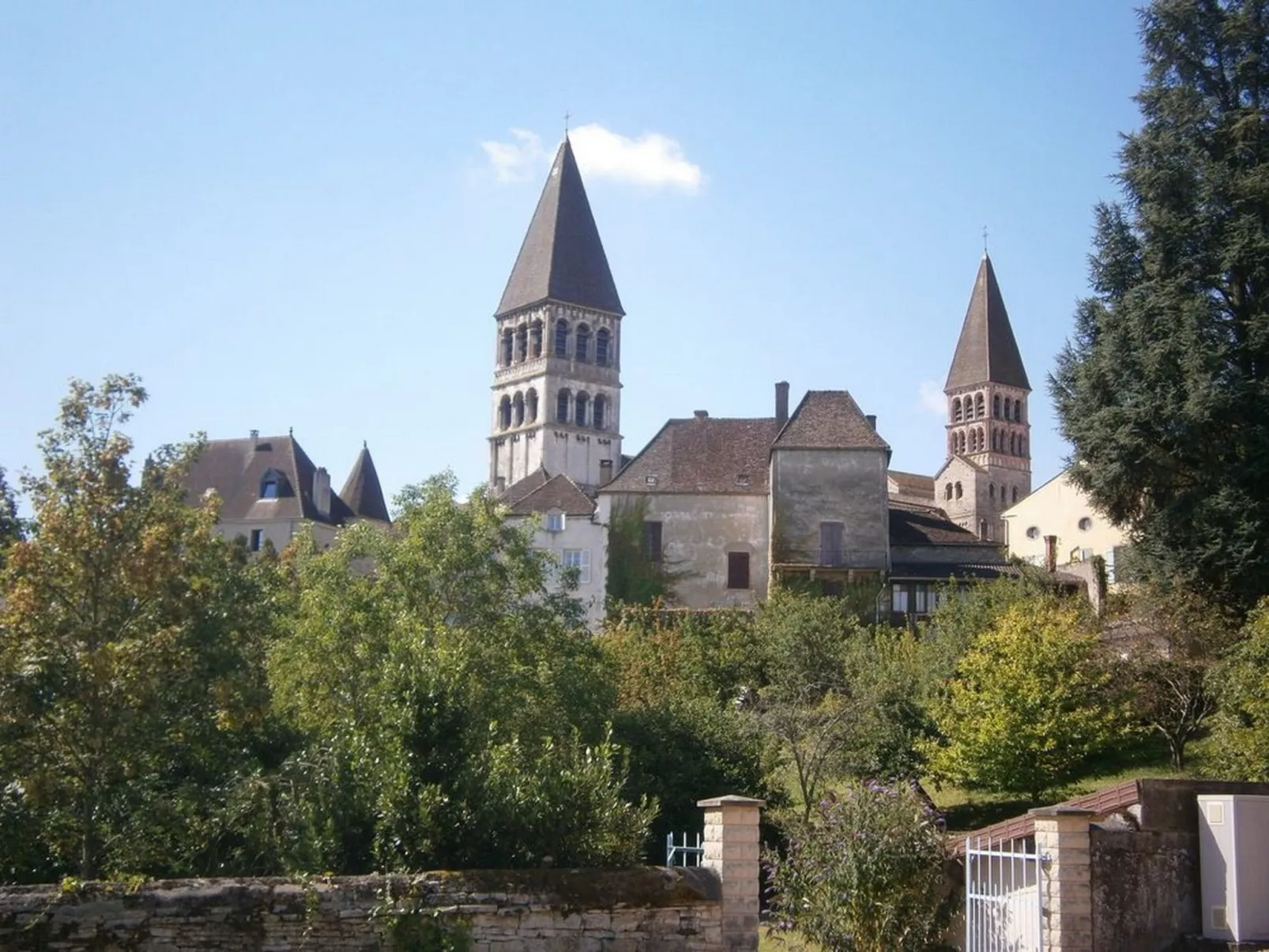 An der Weinstraße von Burgund-Buiten