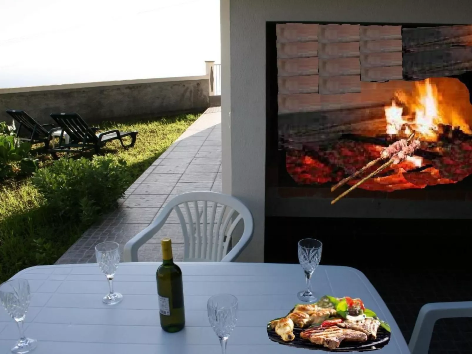 "Silva Sol" mit Blick auf das Wasser-Buiten