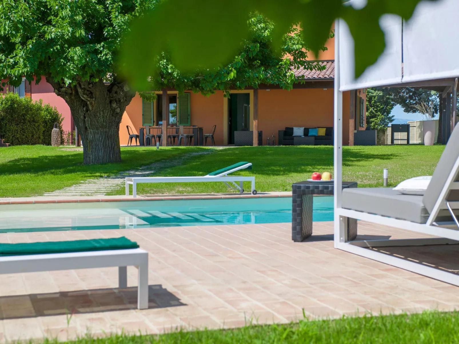 Villa Traiani, Marken Urlaub, privater Pool