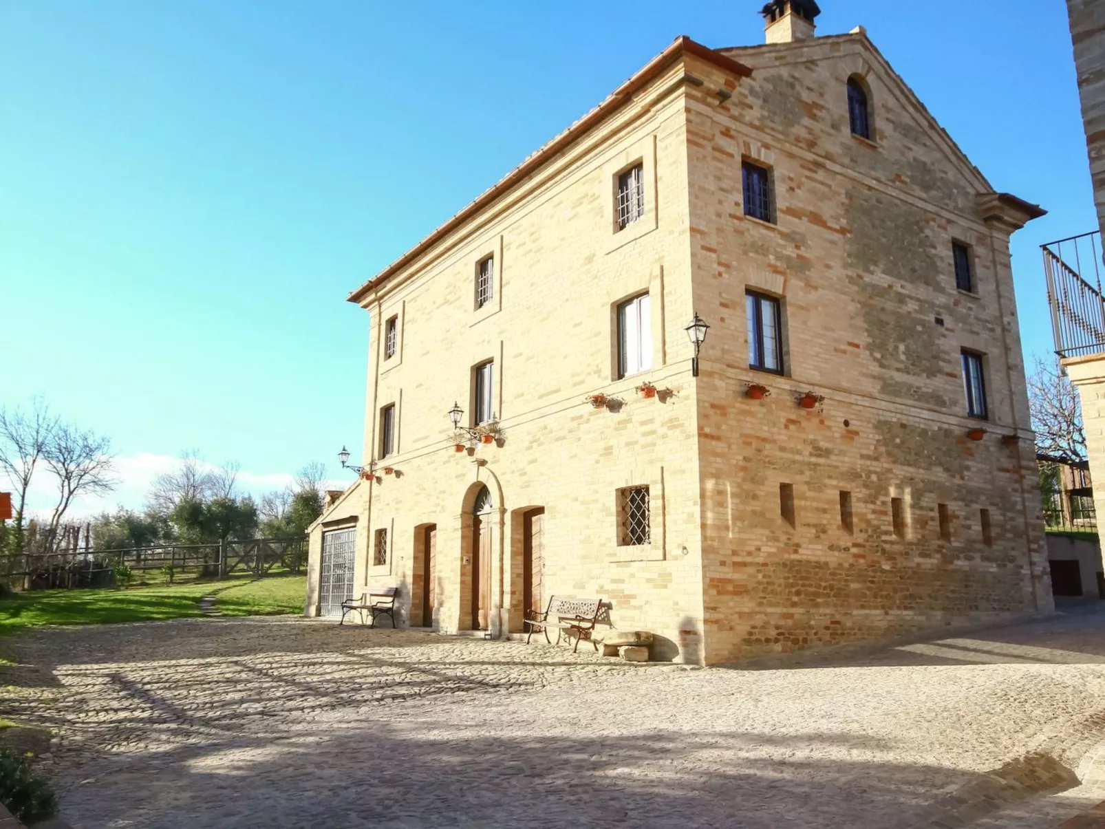 Bauernhof-Scheune-Buiten