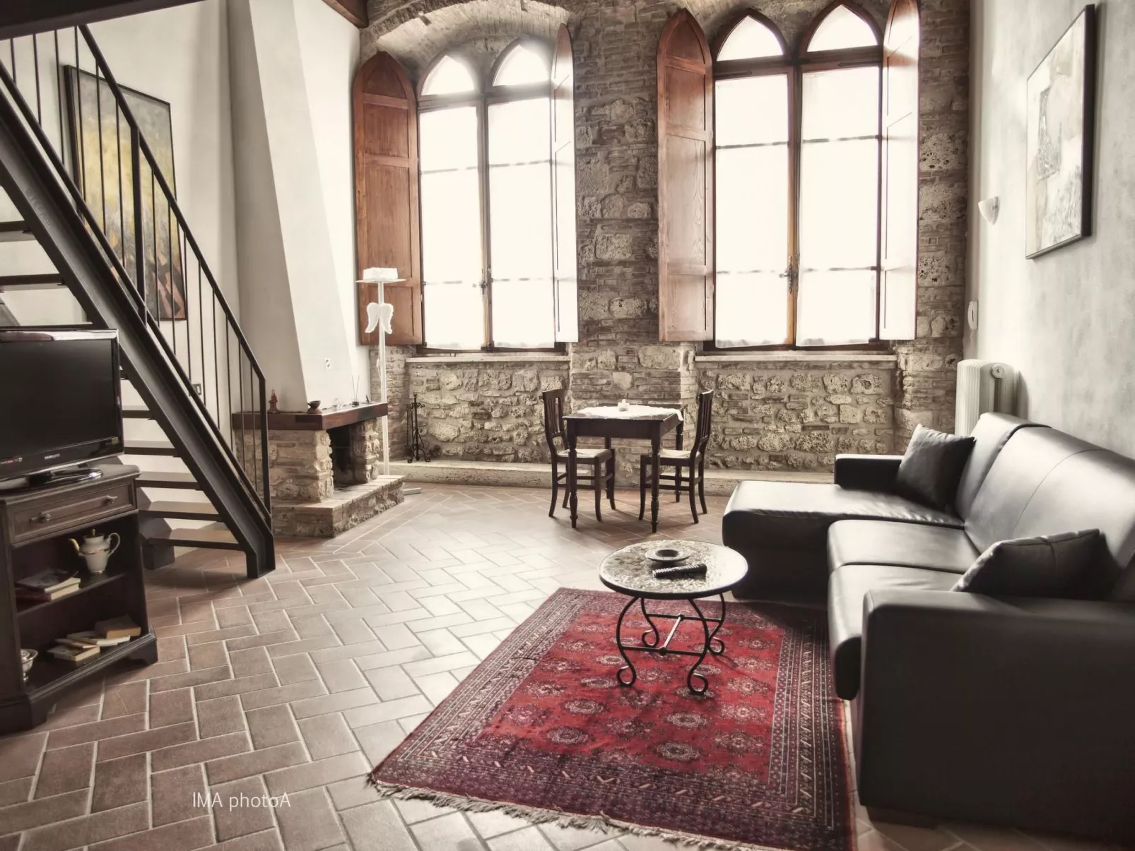 Studio für 3 Personen und 2 Kinder