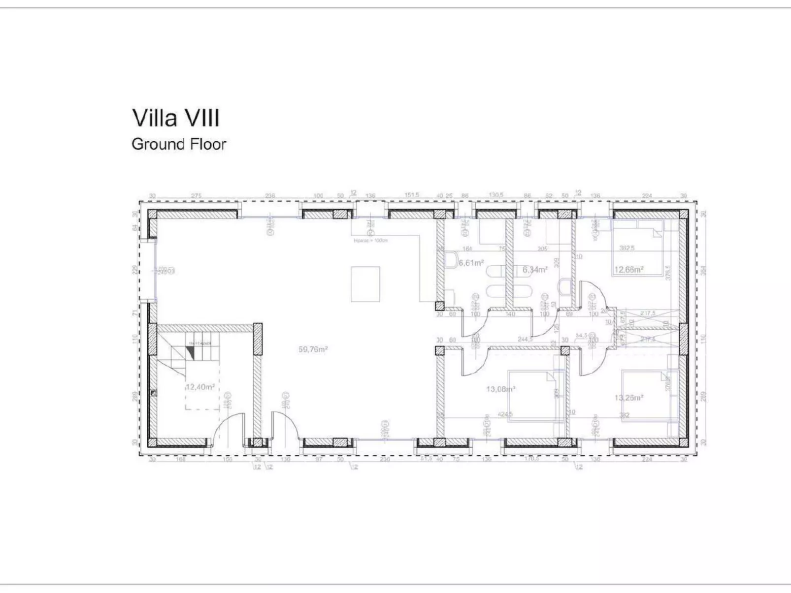 "Villa Forma" mit Pool - Binnen