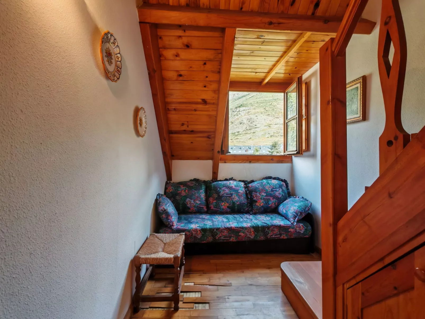Duplex Muntanyó 2 mit Balkon und Blick auf den Berg Vall de Boí-Binnen