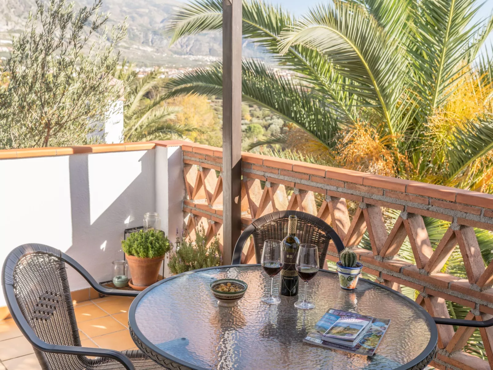 Casa El Olivo, Landhaus mit Bergblick-Buiten