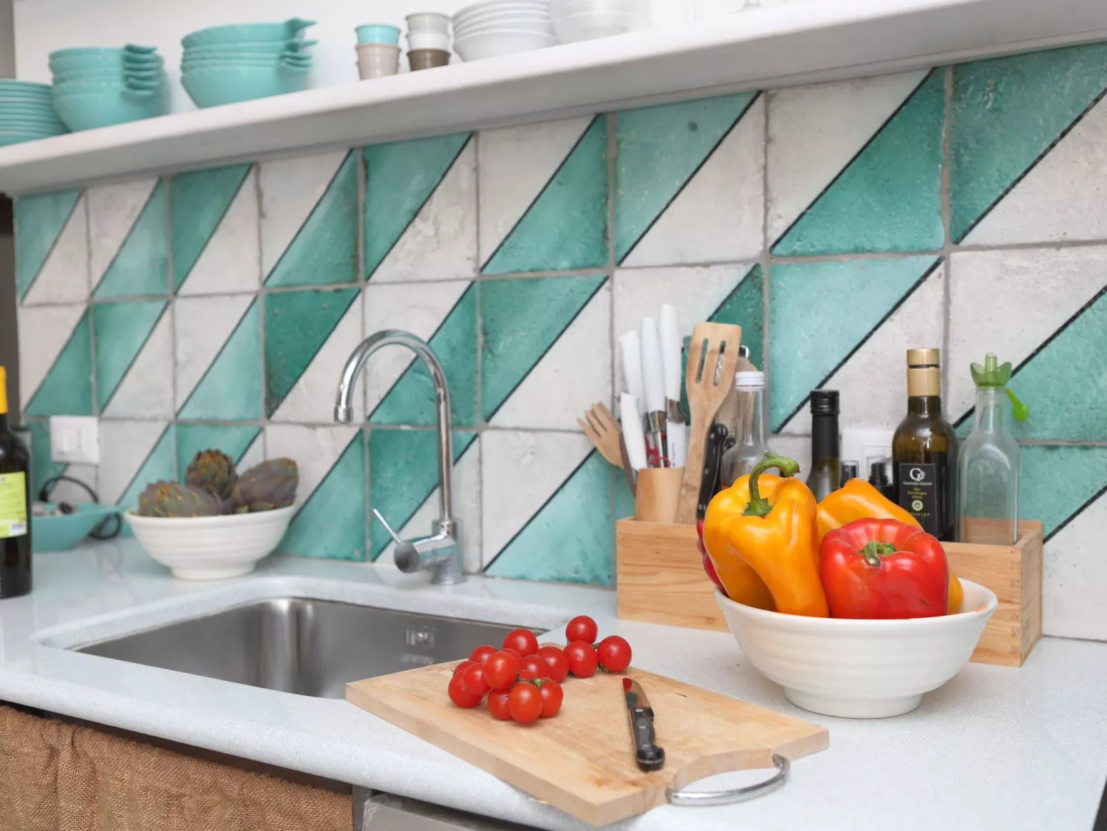 Charmante Wohnung in Cefalù mit Terrasse-Binnen