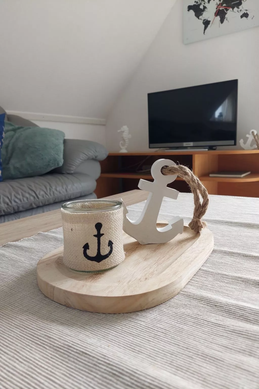 Mastkorb mit Grill und Garten-Binnen