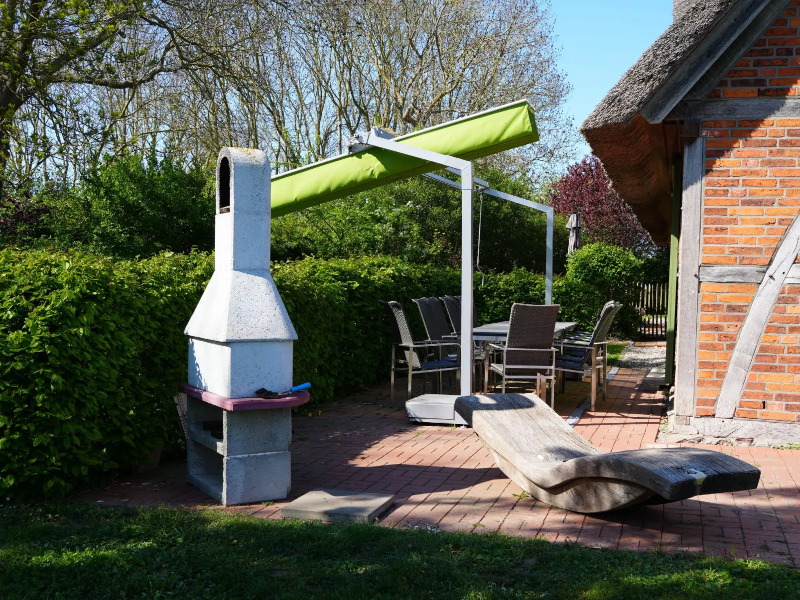 Reethaus Mertinat ''For Ten'' mit Meerblick-Buiten