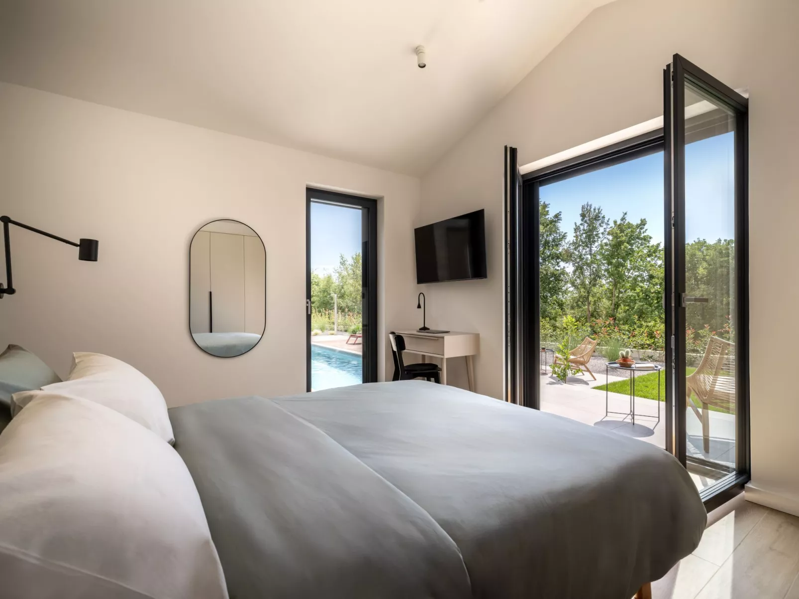 Design Villa Nux für 5 Personen mit beheiztem Pool-Binnen